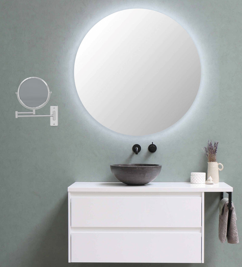 211 - 10x/1x Magnified Double Arm Wall Mirror - THE MARILYN 2