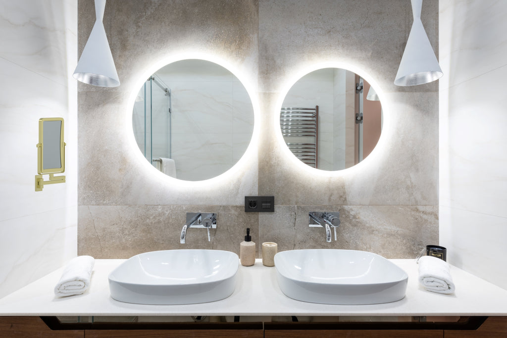 226 - Rectangular Double Sided Wall Mirror - The Taylor