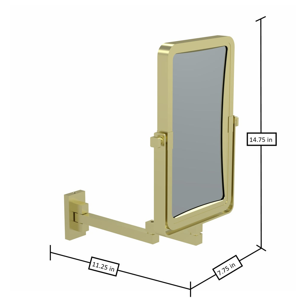 Rectangular Double Sided Wall Mirror