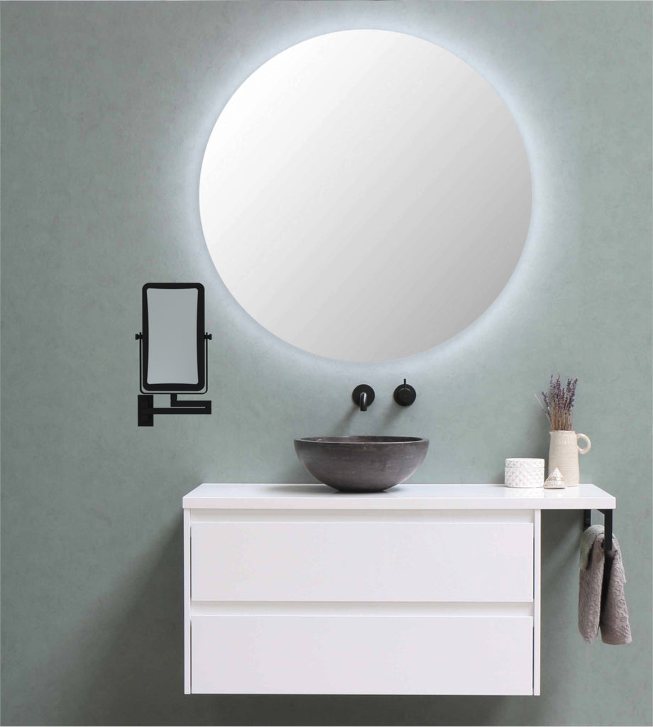 Rectangular Double Sided Wall Mirror