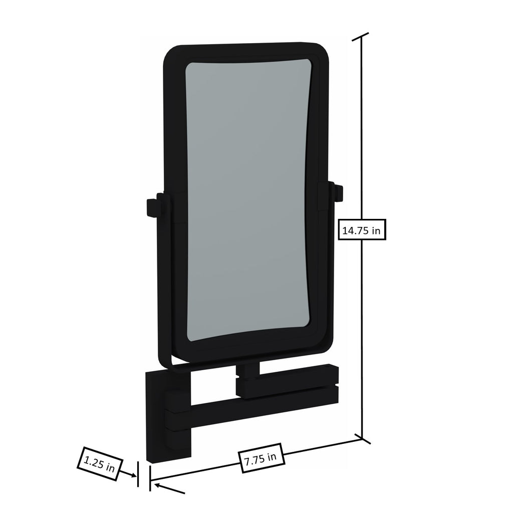 Rectangular Double Sided Wall Mirror