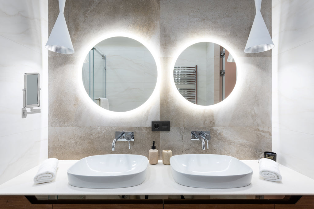226 - Rectangular Double Sided Wall Mirror - The Taylor