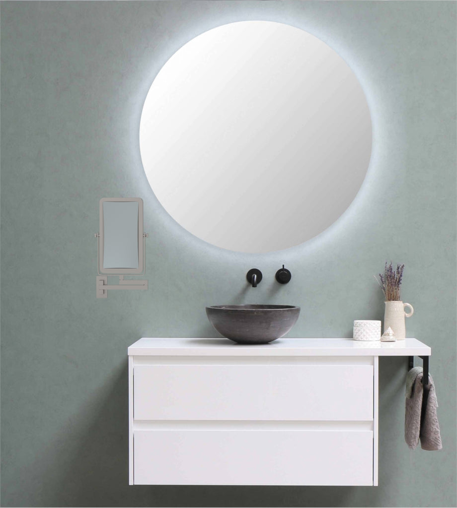 Rectangular Double Sided Wall Mirror