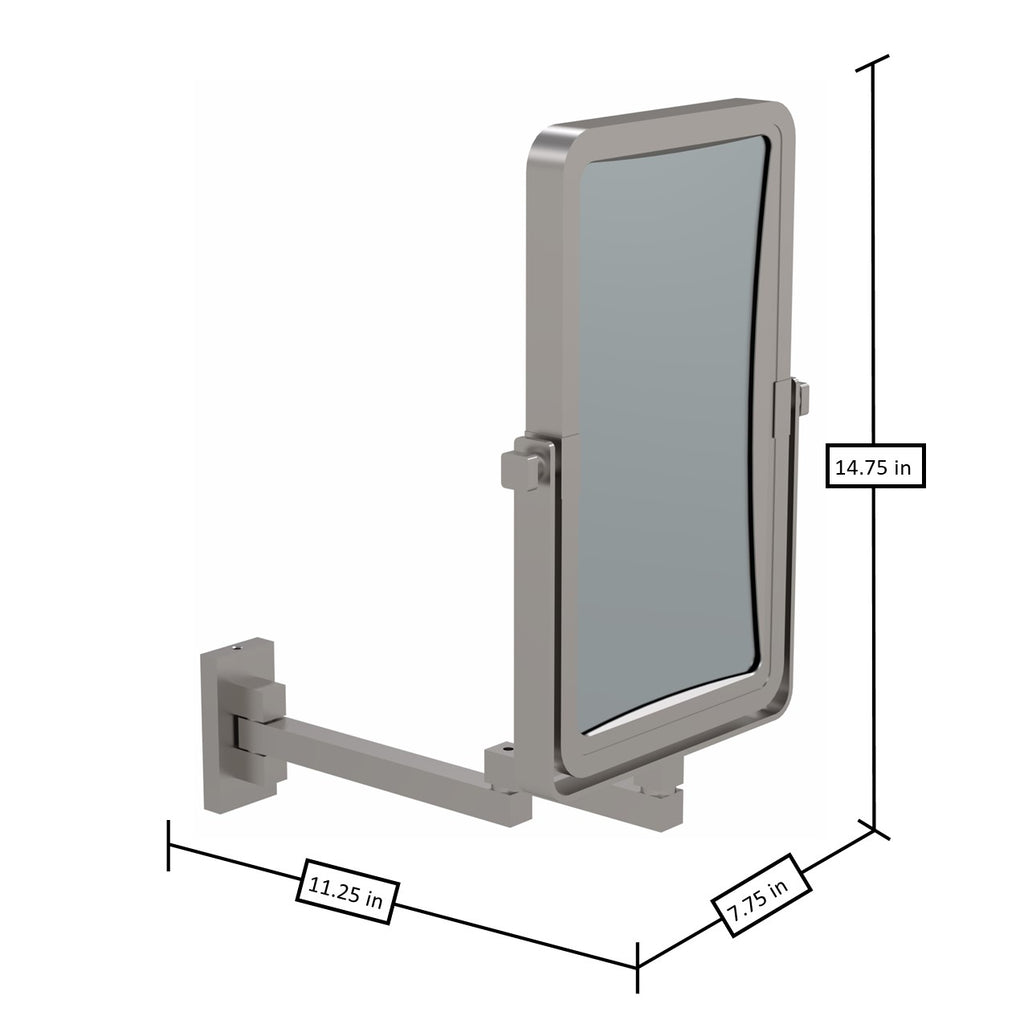 Rectangular Double Sided Wall Mirror