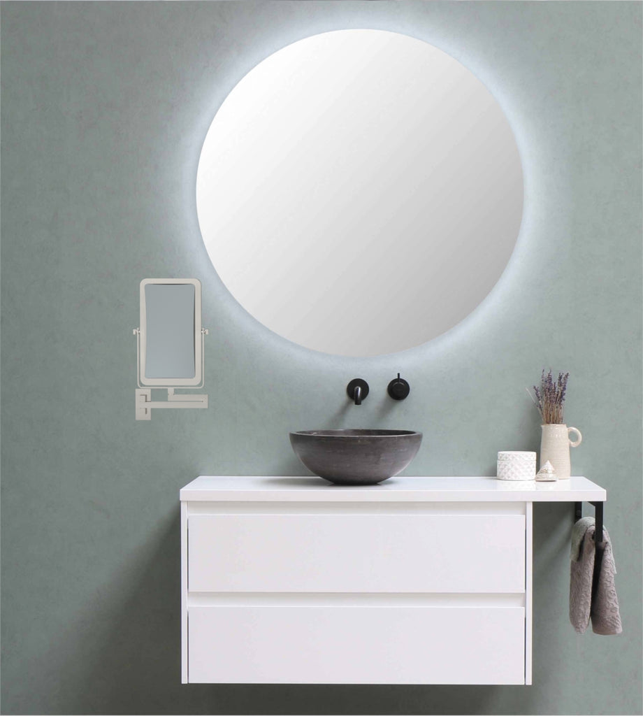 Rectangular Double Sided Wall Mirror