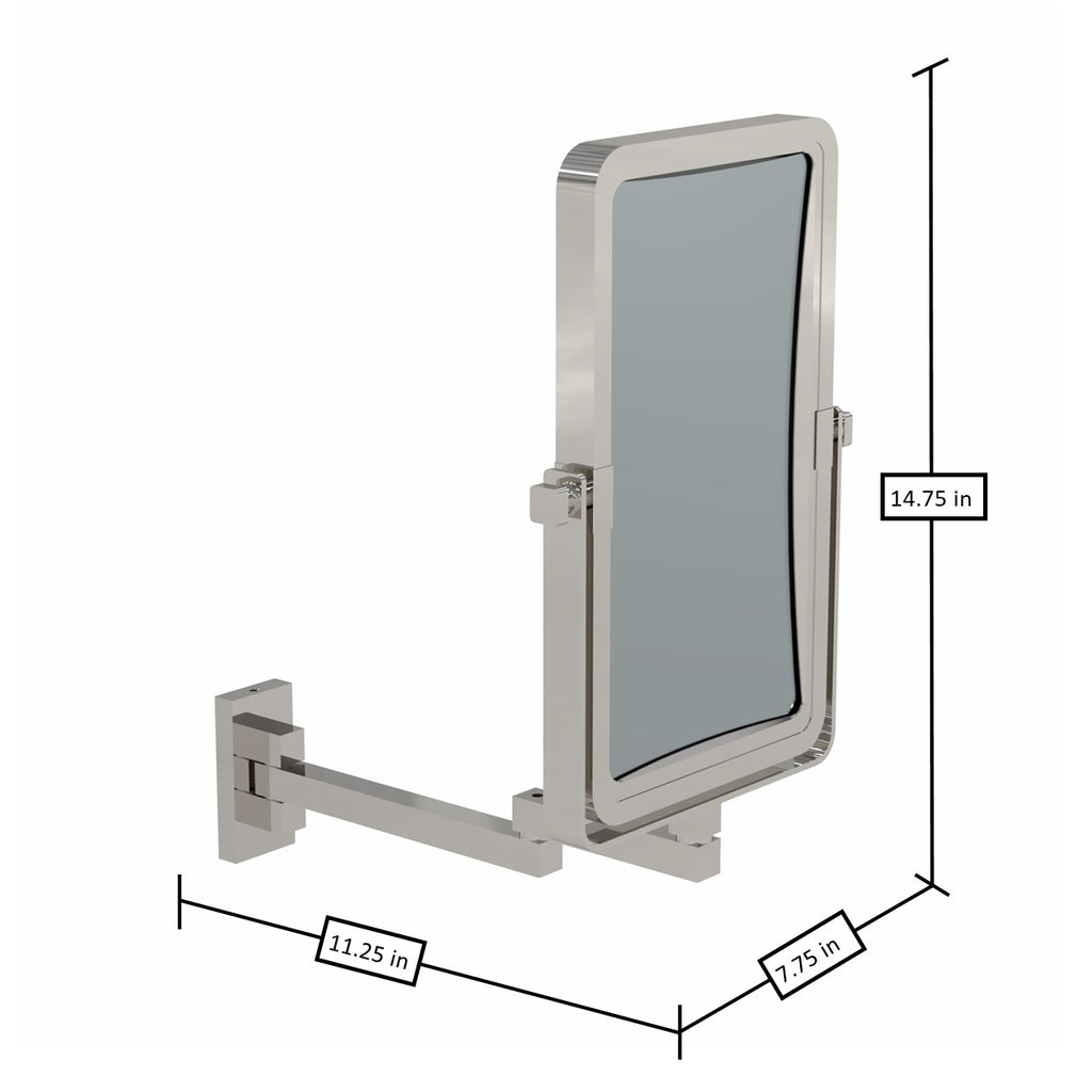 Rectangular Double Sided Wall Mirror