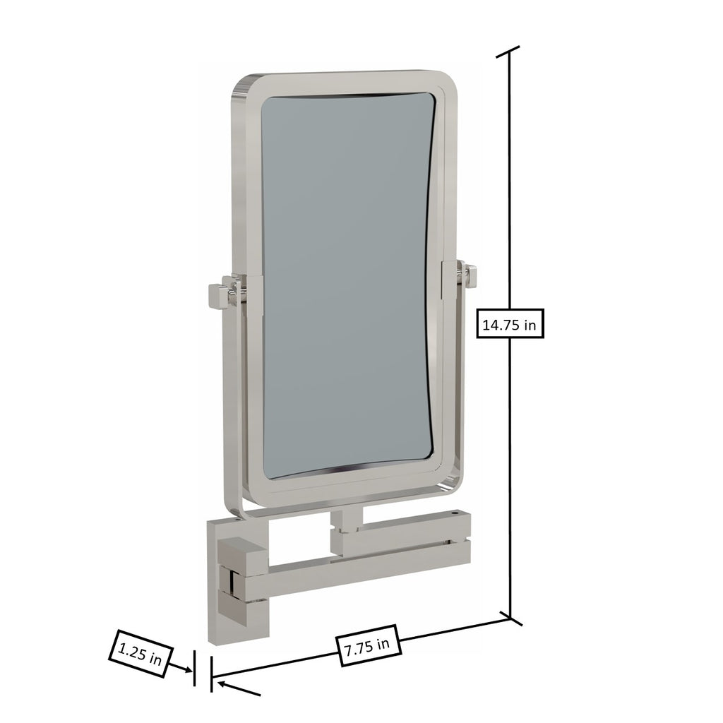 Rectangular Double Sided Wall Mirror