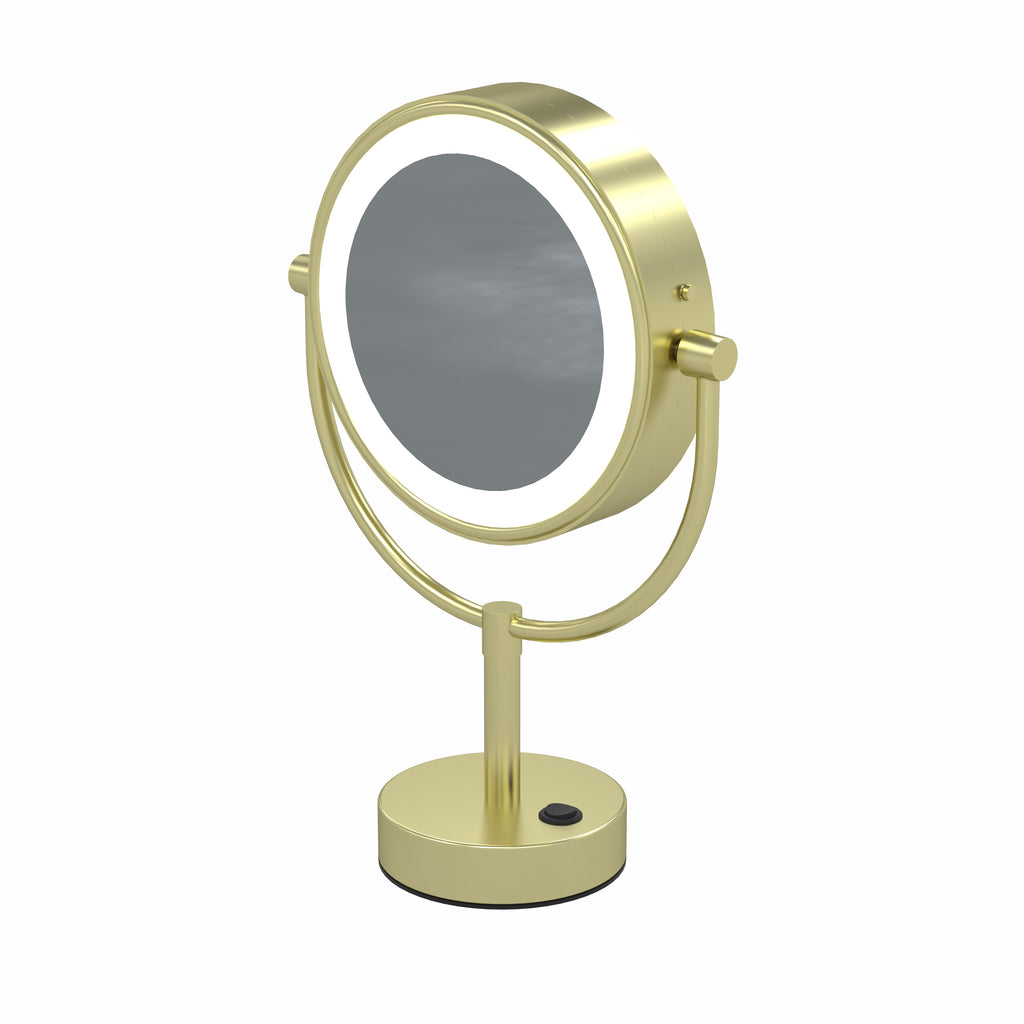 Neo Modern LED Lighted Freestanding Mirror