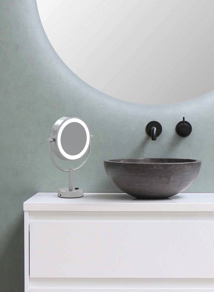 745 - Neo Modern LED Lighted Freestanding Mirror - The Blanche