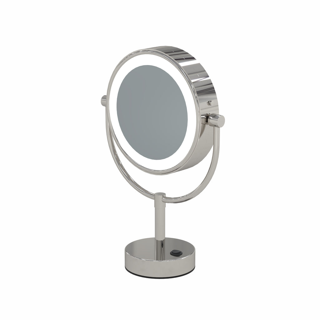 Neo Modern LED Lighted Freestanding Mirror