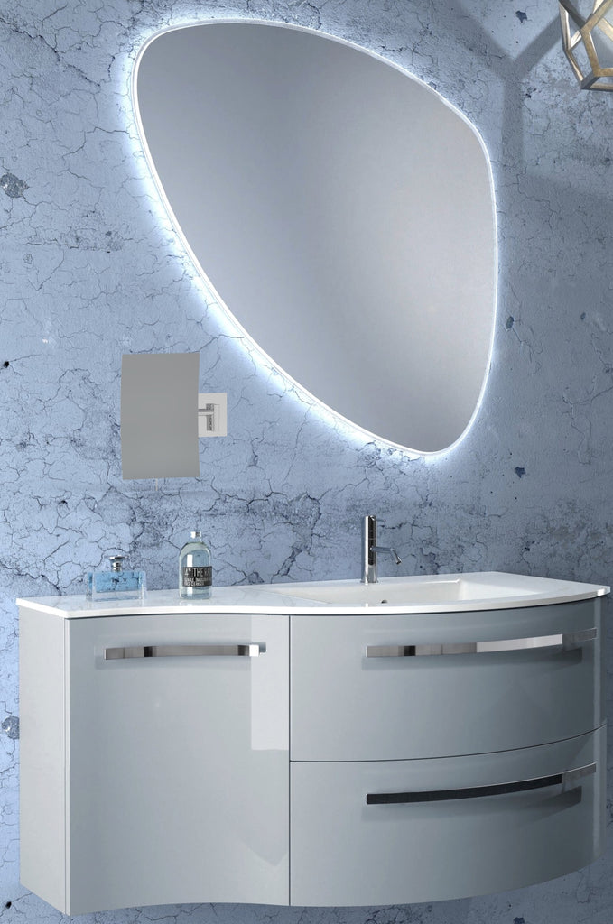 218 - Minimalist Rectangular 3x Magnification Wall Mirror - THE EDITH