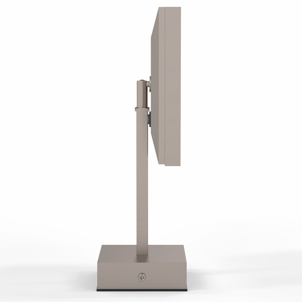 712 - LED Lighted 3x Magnified Single-Sided Freestanding Mirror, Plug-In - THE HELEN