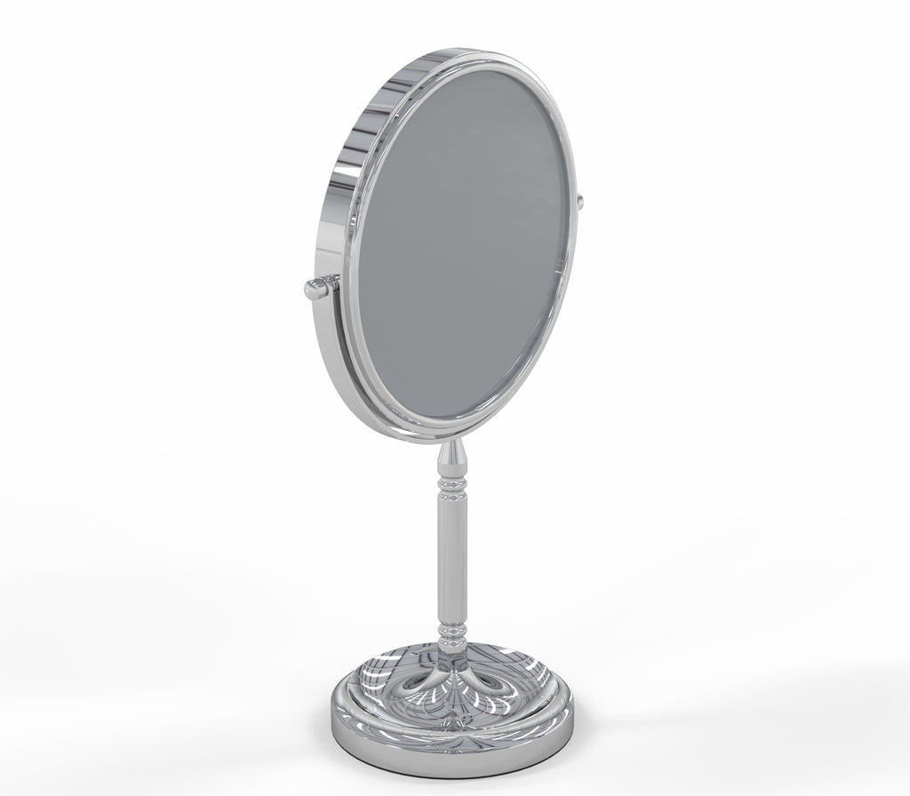 10X/1X MAGNIFIED RECESSED BASE FREESTANDING MIRROR - THE DIETRICH