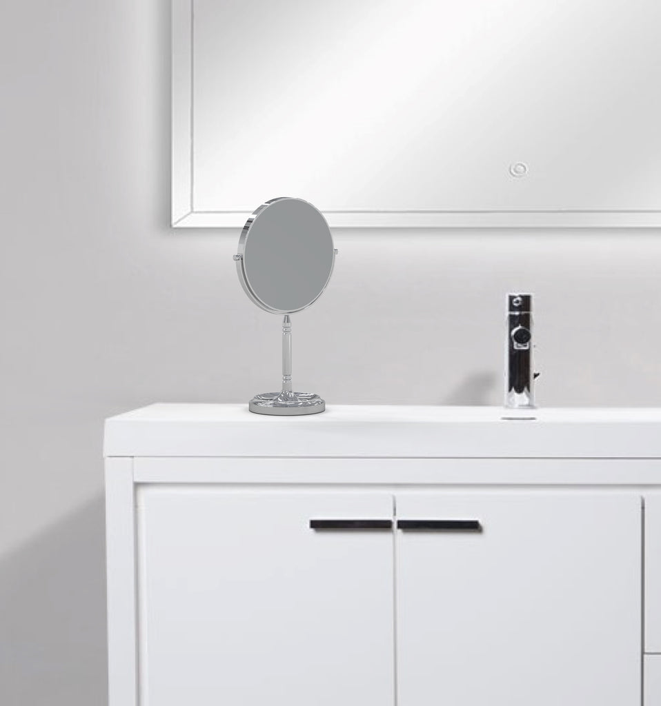 866 - 5x/1x Magnified Recessed Base Freestanding Mirror - THE MARLENE