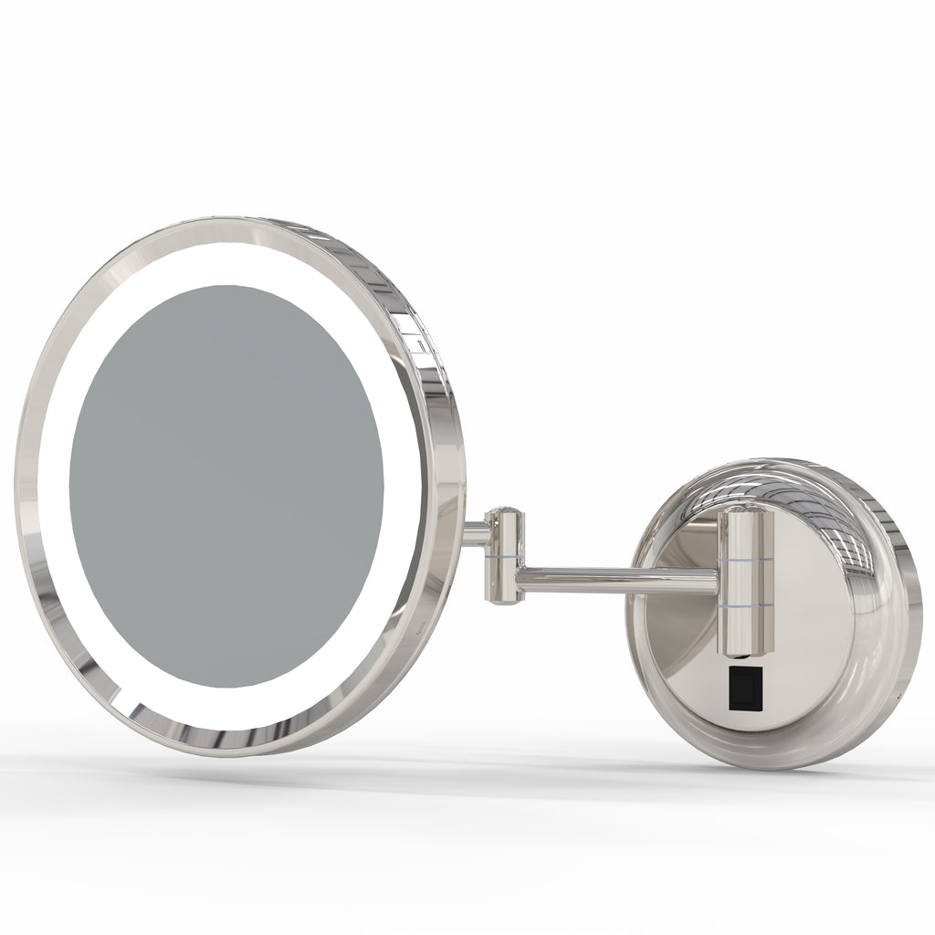 LED Lighted 5x Magnified Single-Sided Wall Mirror - THE JOAN